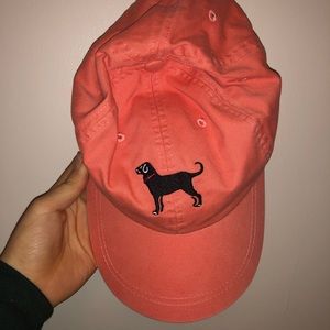 The Black Dog hat - coral - OS ladies fit